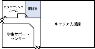 保健室案内図